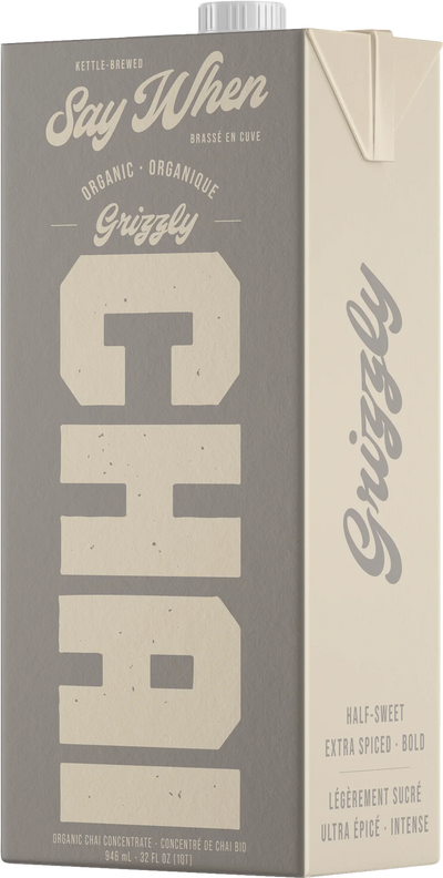 Organic Grizzly Chai - 12 / 32oz. Carton